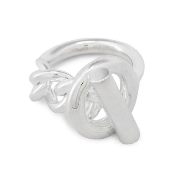 HERMES Silver Ring - Picture 1 of 9